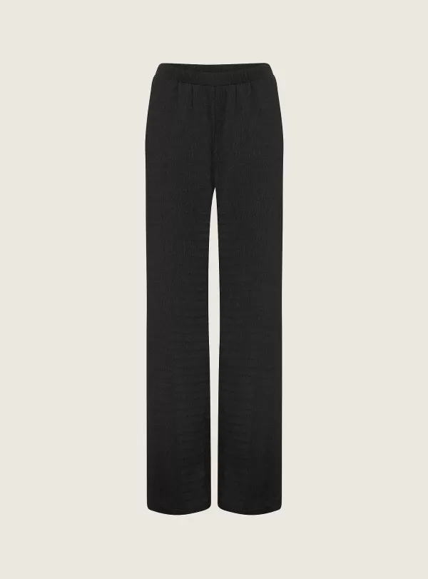 Sale Pantalon Large Bouillonné Noir Le Bouillonné